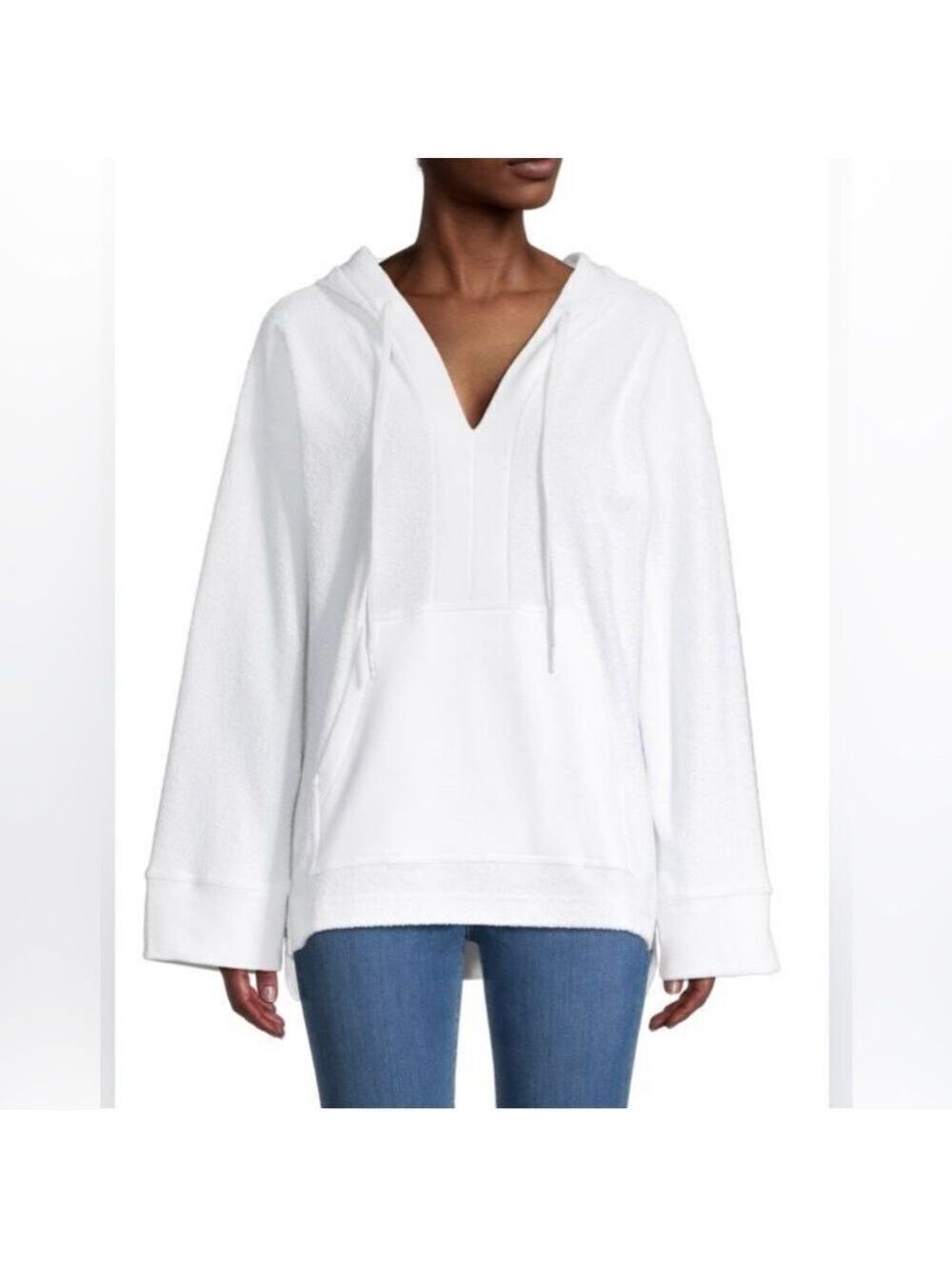 Alala Baja Oversized Terry Cloth Kangaroo Hoodie